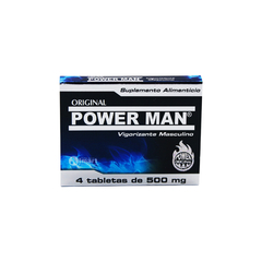 Power Man Original | Tabletas Vigor Masculino Natural 500 mg