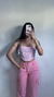 Calça cargo barbie na internet