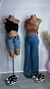 Cropped flor manga nula