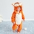 Bonito macacão de flanela de desenho animado costurado coelho panda pijama algodão - Loja do Hiorannis