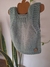 Chalequito Eucalipto liso 6/12 meses - comprar online