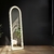 Imagem do Espelho Oval Base Reta Jateado Com Led Tamanhos de 60x40 Cm a 140x70 Cm