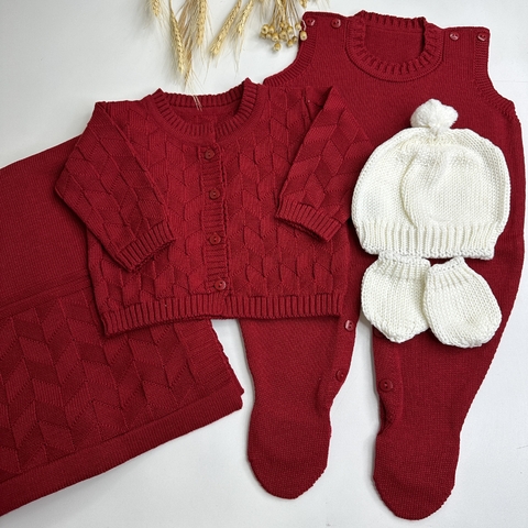 Saída Maternidade Bernardo - 3 Peças