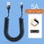 Cabo USB tipo C Micro USB Spring Pull Para Carregar No Carro - comprar online