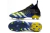 Chuteira Adidas Predator Freak+ FG Superlative - Preto, azul e amarelo - PAIVA SPORTS