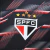 Jaqueta Corta-Vento São Paulo 24/25 - Masculina New Balance - Preta com detalhes em vermelho - loja online