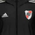 Jaqueta Corta-Vento River Plate 24/25 - Masculina Adidas - Preta com detalhes em vermelho e branco - PAIVA SPORTS