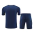 Kit Treino adulto - Camisa e Shorts - Seleção Espanha Adidas 24/25 - Azul com detalhes em vermelho e laranja na internet