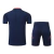 Kit Treino adulto - Camisa e Shorts - Manchester United Adidas 24/25 - Azul com detalhes em laranja na internet