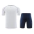 Kit Treino adulto - Camisa e Shorts - Napoli EA7 24/25 - Branco e azul - comprar online
