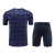 Kit Treino adulto - Camisa e Shorts - Real Madrid Adidas 24/25 - Azul com detalhes em roxo na internet