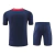 Kit Treino adulto - Camisa e Shorts - Atlético de Madrid Nike 24/25 - Azul com detalhes em vermelho - comprar online