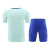 Kit Treino adulto - Camisa e Shorts - Seleção Espanha Adidas 24/25 - Azul com detalhes em vermelho e branco - comprar online