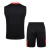 Kit Treino adulto - Camisa e Shorts - Liverpool Nike 24/25 - Preto com detalhes em vermelho - comprar online