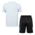 Kit Treino adulto - Camisa e Shorts - Tottenham Nike 24/25 - Cinza e preto com detalhes em azul - comprar online