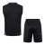 Kit Treino adulto - Camisa e Shorts - Manchester United Adidas 24/25 - Preto com detalhes em cinza e branco - comprar online