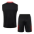 Kit Treino adulto - Camisa e Shorts - Seleção Portugal Nike 24/25 - Preto com detalhes em vermelho - comprar online