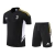 Kit Treino adulto - Camisa e Shorts - Juventus Adidas 23/24 - Preto com detalhes em branco e dourado - comprar online