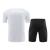 Kit Treino adulto - Camisa e Shorts - Juventus Adidas 23/24 - Branco e preto com detalhes em dourado - PAIVA SPORTS