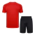 Kit Treino adulto - Camisa e Shorts - AC Milan Puma 23/24 - Preto e vermelho - comprar online