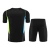 Kit Treino adulto - Camisa e Shorts - Arsenal Adidas 23/24 - Preto com detalhes em azul e amarelo - comprar online