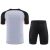Kit Treino adulto - Camisa e Shorts - Barcelona Nike 23/24 - Branco e preto - comprar online
