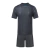 Kit Infantil Napoli III 24/25 - EA7 - Cinza com detalhes em azul - comprar online