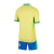 Kit Infantil Seleção Brasileira I 24/25 - Nike - Amarelo e azul com detalhes em verde - comprar online