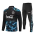 Conjunto Napoli Treino 24/25 - Masculino EA7 - Preto com detalhes em azul - comprar online