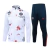 Conjunto Paris Saint German II 24/25 - Masculino Nike - Branco com detalhes em vermelho e azul