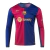 Camisa Barcelona I 24/25 manga longa - Torcedor Nike Masculina - Azul e vermelha