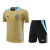 Kit Treino adulto - Camisa e Shorts - Seleção Argentina Adidas 24/25 - Bege e preto com detalhes em azul - comprar online