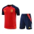 Kit Treino adulto - Camisa e Shorts - Seleção Espanha Adidas 24/25 - Azul e vermelho - comprar online