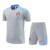 Kit Treino adulto - Camisa e Shorts - Atlético de Madrid Nike 24/25 - Cinza com detalhes em azul - comprar online