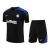 Kit Treino adulto - Camisa e Shorts - Inter de Milão Nike 24/25 - Preto com detalhes em azul - comprar online