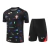 Kit Treino adulto - Camisa e Shorts - Seleção Portugal Nike 24/25 - Preto com detalhes coloridos