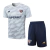 Kit Treino adulto - Camisa e Shorts - São Paulo New Balance 24/25 - Cinza e azul