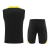 Kit Treino adulto - Camisa e Shorts - Paris Saint-Germain Jordan 23/24 - Preto com detalhes em amarelo - comprar online