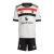 Kit Infantil Manchester United III 24/25 - Adidas - Preto e branco
