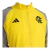 Jaqueta Corta-Vento Flamengo 24/25 - Masculina Adidas - Amarela e cinza com detalhes em preto - PAIVA SPORTS