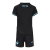 Kit Infantil Lazio III 24/25 - Mizuno - Preto com detalhes em azul - comprar online