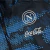 Jaqueta Corta-Vento Napoli Treino 24/25 - Masculina EA7 - Preta com detalhes em azul - loja online