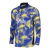 Camisa Everton Pré-jogo 24/25 manga longa - Torcedor Castore Masculina - Azul com detalhes em amarelo
