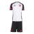 Kit Infantil Flamengo II 25/26 - Adidas - Branco e preto com detalhes em vermelho