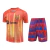 Kit Treino adulto - Camisa e Shorts - Barcelona Nike 23/24 - Laranja e vermelho e azul