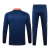 Conjunto Manchester United Treino 24/25 - Masculino Adidas - Azul com detalhes em laranja - comprar online