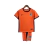 Kit Infantil Seleção da Holanda I 24/25 - Nike - Laranja com detalhes em azul