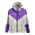 Jaqueta Corta-Vento Manchester United 23/24 - Masculina Adidas - Roxa com detalhes em branco