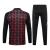 Conjunto Manchester United Pré-jogo 24/25 - Masculino Adidas - Preto com detalhes em vinho - comprar online