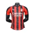 Camisa AC Milan I 25/26 - Jogador Puma Masculina - Preta e vermelha com detalhes em cinza